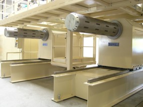 2-station unwinder for aluminium foil